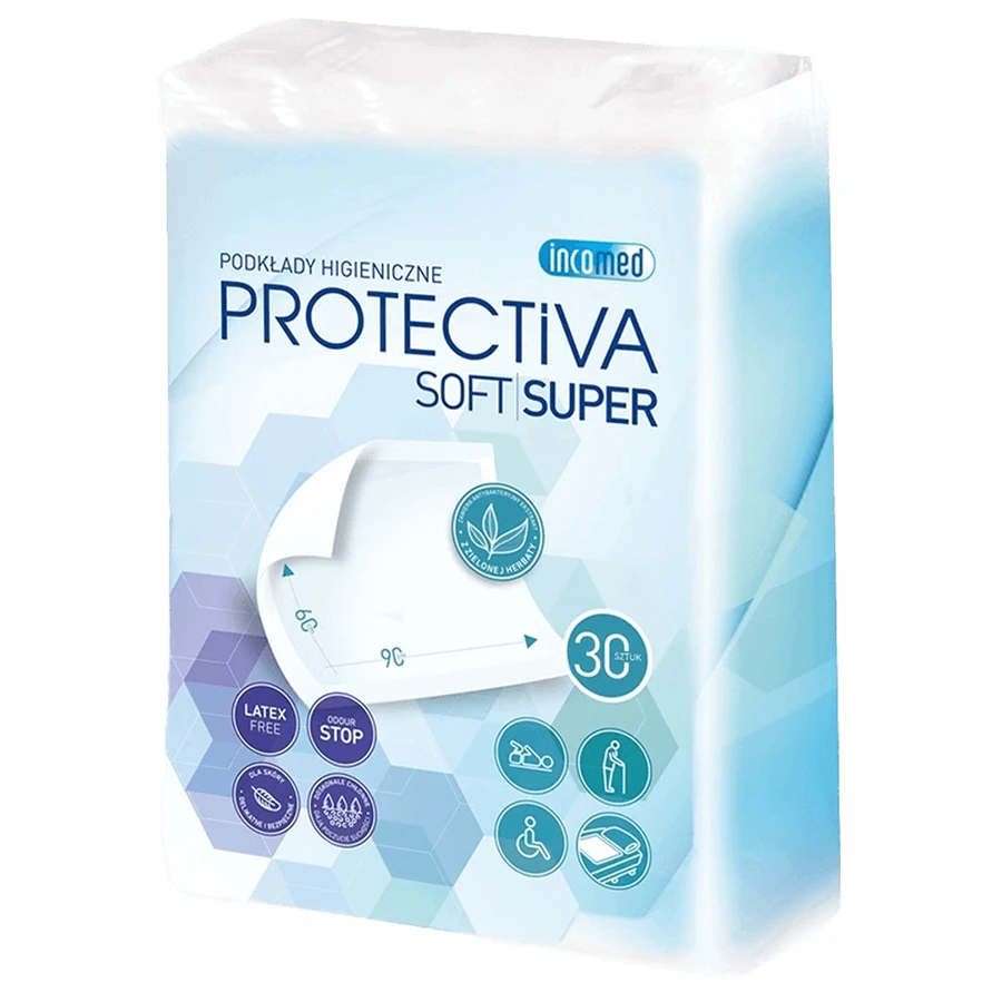Набор Protectiva Soft Super, гигиенические прокладки, 60 см x 90 см, 2 x 30 шт.: цены и характеристики