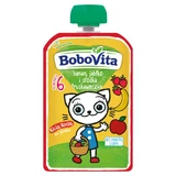 BoboVita Kicia Kocia Мусс в тюбике, яблоко, банан, клубника, 100 г