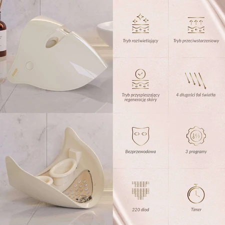 Neno Beauty Alva, светодиодная маска для светотерапии: цены и характеристики
