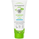 Alphanova Bebe, Біо зволожуюче молочко для обличчя та тіла, з народження, для нормальної та сухої шкіри, 200 мл