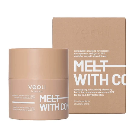 Veoli Botanica Melt With Comfort, эмульгирующее увлажняющее масло для снятия макияжа, сухой и обезвоженной кожи, 40 г: цены и характеристики