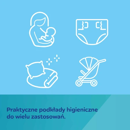 Набір Canpol Babies, багатофункціональні гігієнічні прокладки, одноразові, з клейкими смужками, 90 см х 60 см, 2 х 10 штук: ціни та характеристики