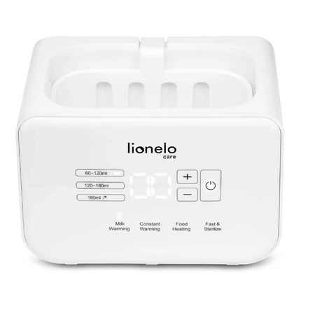 Двойной подогреватель и стерилизатор бутылочек Lionelo Thermup Double White: цены и характеристики