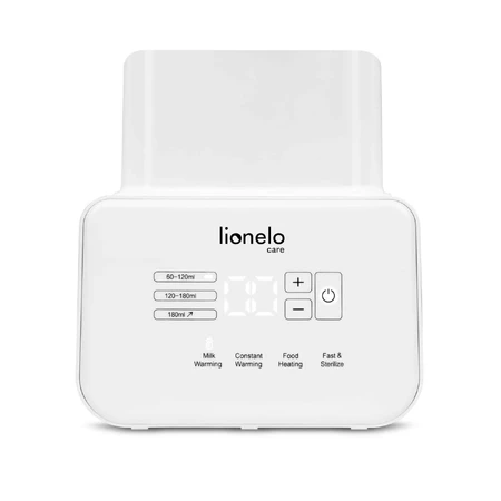Двойной подогреватель и стерилизатор бутылочек Lionelo Thermup Double White: цены и характеристики
