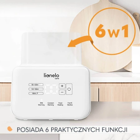 Двойной подогреватель и стерилизатор бутылочек Lionelo Thermup Double White: цены и характеристики