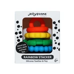 Jellystone Designs, силіконовий прорізувач, маленька вежа, веселка, від 3 місяців, 1 штука: ціни та характеристики