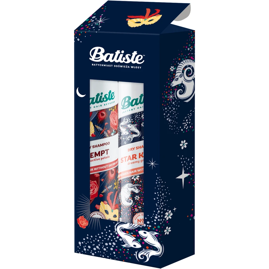 Набір сухих шампунів Batiste, Tempt, 200 мл + Star Kissed, 200 мл: ціни та характеристики