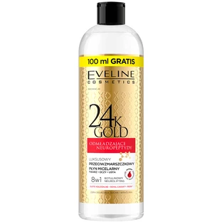 Eveline Cosmetics Роскошный мицеллярный лосьон против морщин 24k Gold 8in1, 500 мл