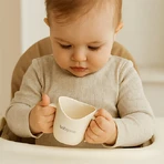 BabyOno Flow, ергономічна чашка для тренувань, бежева, 120 мл: ціни та характеристики