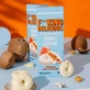 Allnutrition Fitking Delicious Donut Cookie Coconut and Caramel, карамельне печиво з кокосовою стружкою в молочній глазурі, без додавання цукру, 128 г