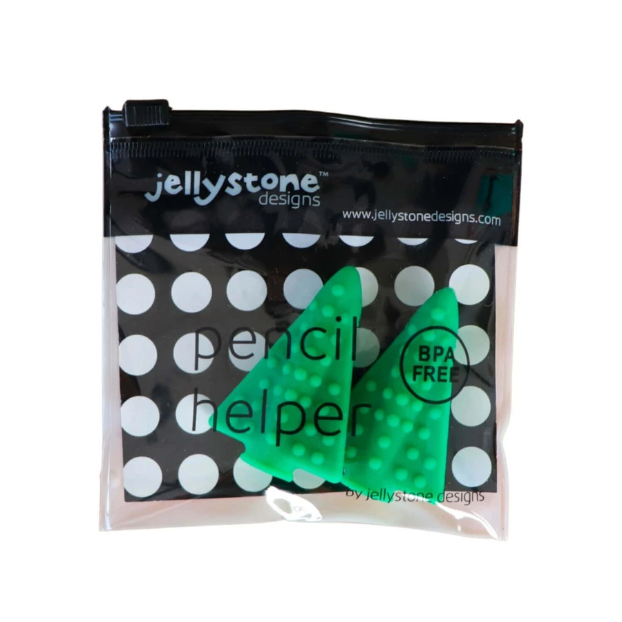 Jellystone Designs, ковпачки для олівців-антистрес, зелені, 2 штуки: ціни та характеристики