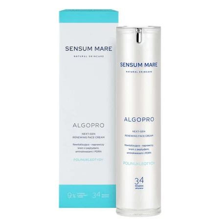 Sensum Mare Algopro, відновлюючий та відновлювальний крем з 9% пептидно-амінокислотним комплексом з PDRN, 50 мл: ціни та характеристики