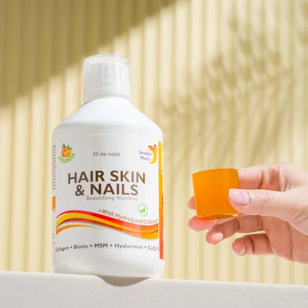 Swedish Nutra Hair Skin & Nails, со вкусом апельсина, 500 мл: цены и характеристики