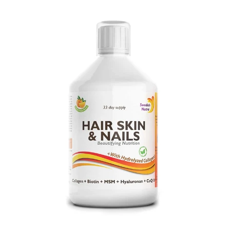 Swedish Nutra Hair Skin & Nails, со вкусом апельсина, 500 мл: цены и характеристики