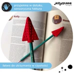 Jellystone Designs, ковпачки для олівців-антистрес, червоні, 2 штуки: ціни та характеристики
