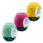 Набор мастурбаторов Satisfyer Masturbator Egg, стимуляторы для мужчин, Riffle, 1 штука + Bubble, 1 штука + Fierce, 1 штука: цены и характеристики