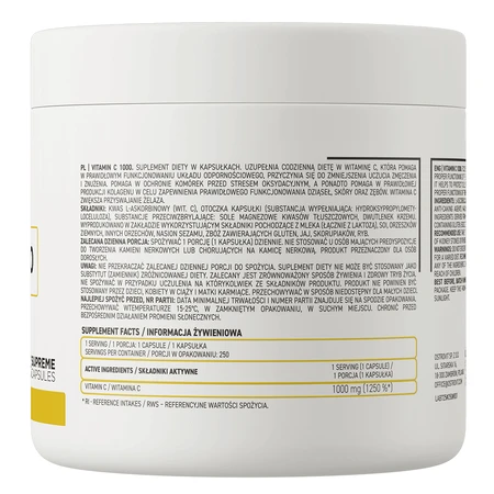 OstroVit Витамин C 1000, 250 капсул: цены и характеристики
