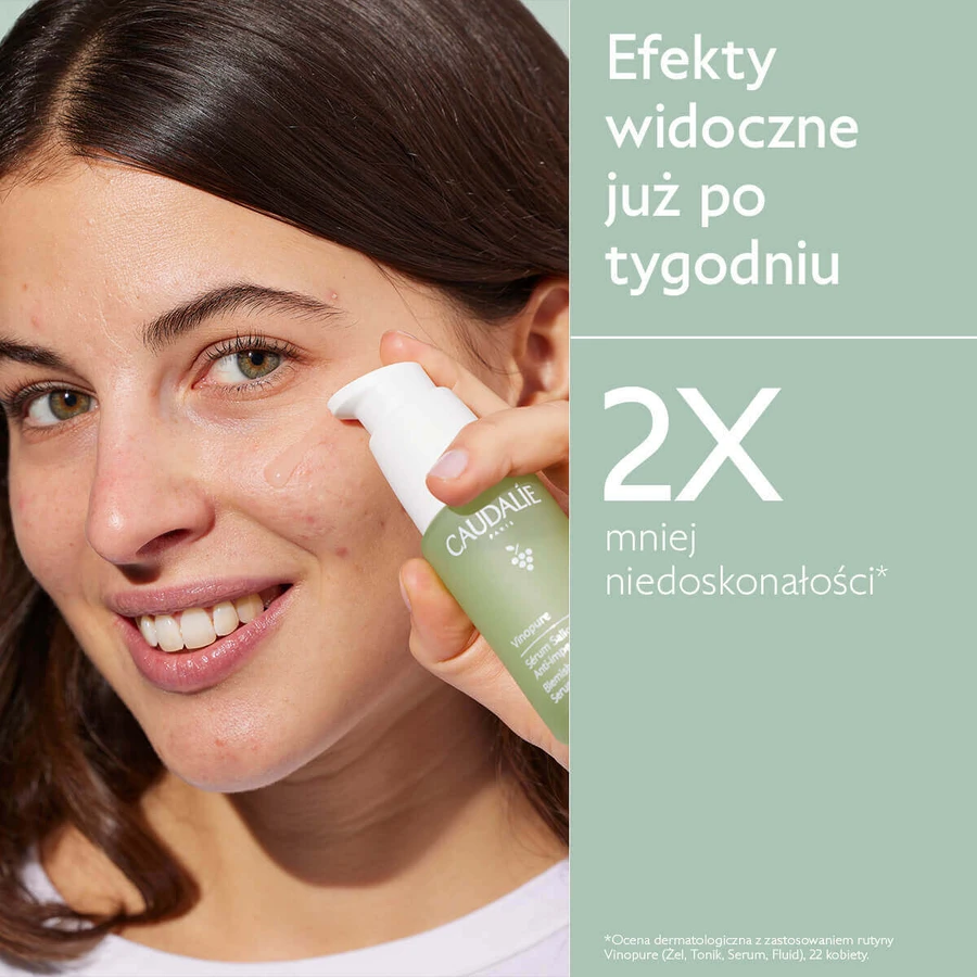 Caudalie Vinopure, сироватка з саліциловою кислотою для усунення недоліків, 30 мл + The des Vignes, гель для душу, 200 мл безкоштовно: ціни та характеристики