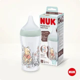 NUK Perfect Match, антиколиковая бутылочка с силиконовой соской, размер M, Винни-Пух, с 3 месяцев, 260 мл