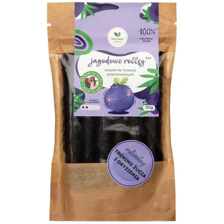 Ягодные роллы Naturally Healthy, 50 г: цены и характеристики