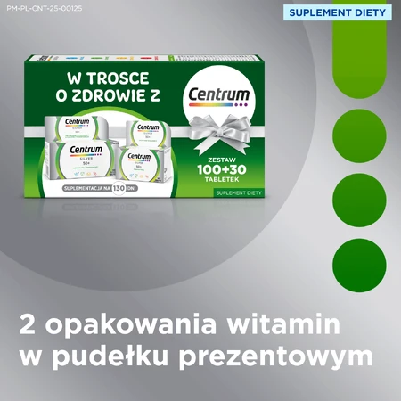 Набір Centrum Silver 50+, 100 + 30 таблеток: ціни та характеристики
