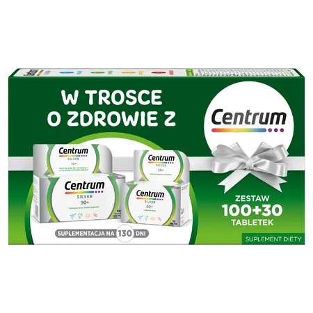 Набір Centrum Silver 50+, 100 + 30 таблеток: ціни та характеристики