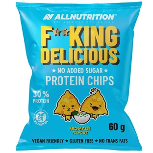 Allnutrition Fitking Delicious Protein Chips Чипсы со вкусом фромажа, сметаны и чипсов, 60 г.