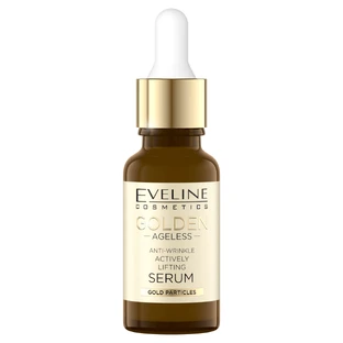 Eveline Cosmetics Golden Ageless, сироватка проти зморшок з активним ліфтингом, 18 мл