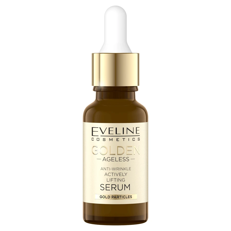 Eveline Cosmetics Golden Ageless, сироватка проти зморшок з активним ліфтингом, 18 мл: ціни та характеристики