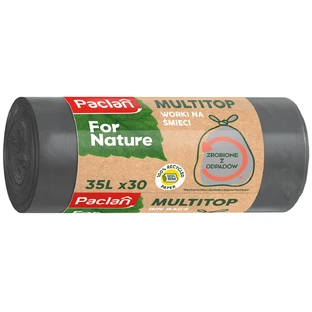 Paclan For Nature, мішки для сміття, багатошарові, 35 л х 30 шт.