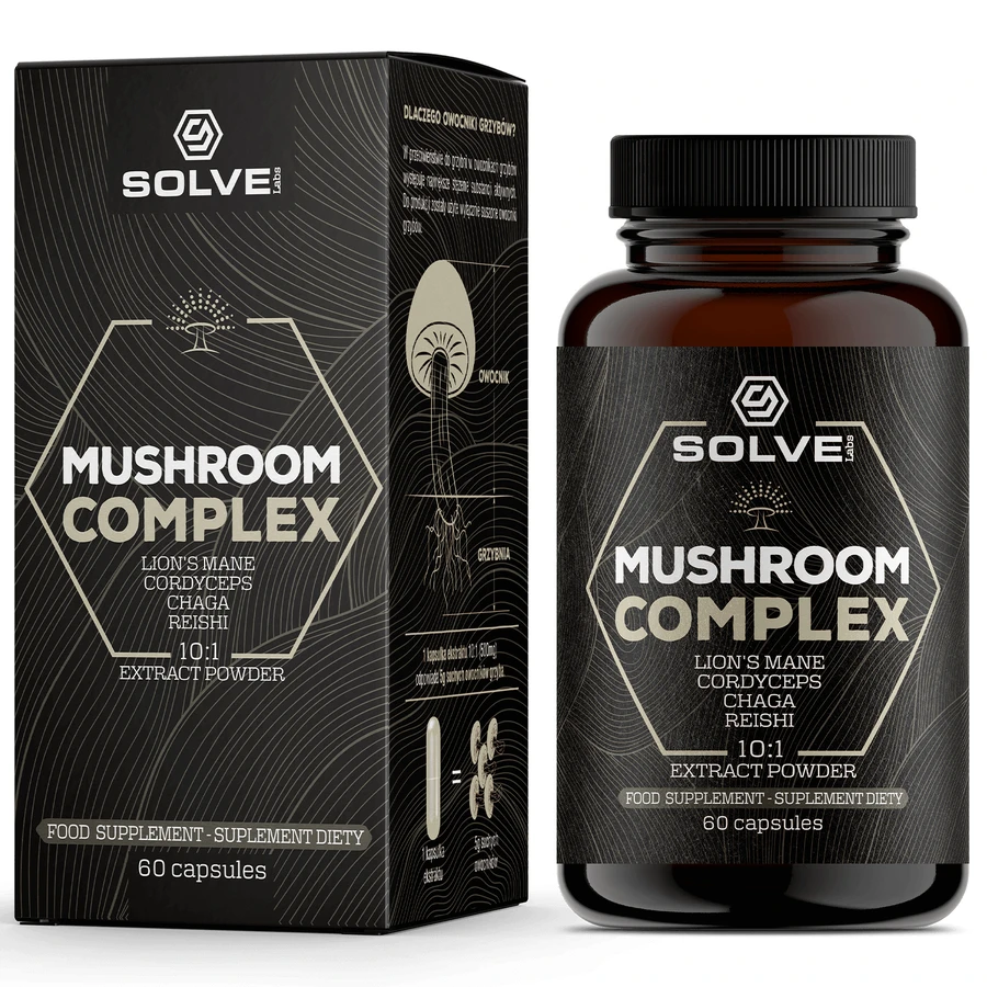 Грибной комплекс Solve Labs, 60 капсул: цены и характеристики