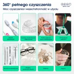 Zent Ultrasonic Cleaner, ультразвуковий очищувач з ультрафіолетовою лампою для ортодонтичних кап, протезів, брекетів: ціни та характеристики