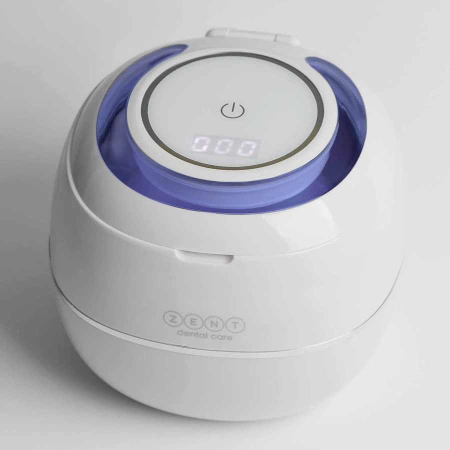 Zent Ultrasonic Cleaner, ультразвуковий очищувач з ультрафіолетовою лампою для ортодонтичних кап, протезів, брекетів: ціни та характеристики