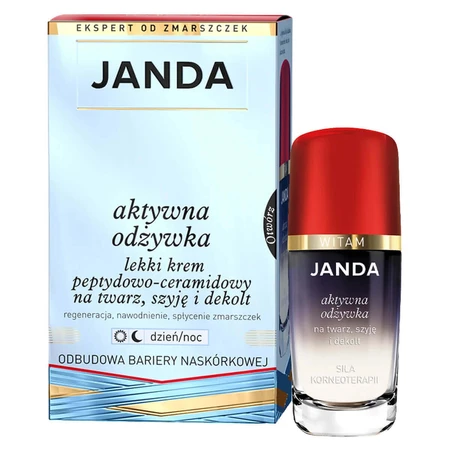 Janda, Active Conditioner, легкий пептидно-керамидный крем для лица, шеи и декольте, 50 мл: цены и характеристики