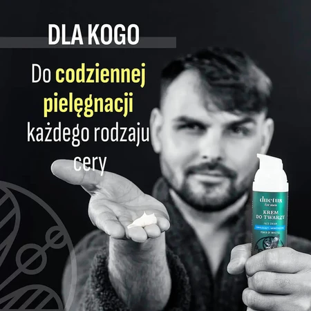 Набір Duetus For Men, зволожуючий крем для обличчя, 50 мл + живильний гель для душу 3-в-1, 300 мл: ціни та характеристики