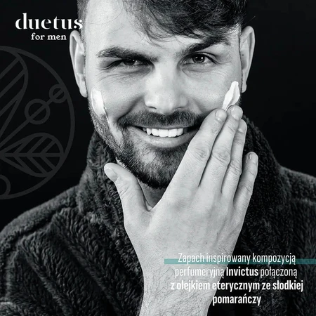 Набір Duetus For Men, зволожуючий крем для обличчя, 50 мл + живильний гель для душу 3-в-1, 300 мл: ціни та характеристики