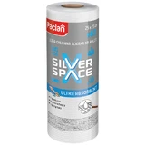 Paclan Silver Space, серветки в рулоні, 25 х 25 см, 40 штук
