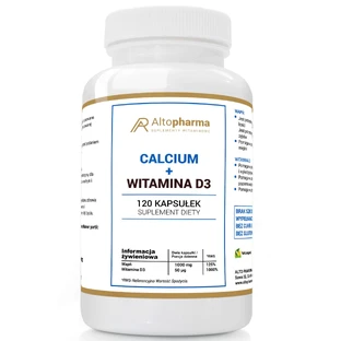 AltoPharma Кальцій + Вітамін D3, 120 капсул