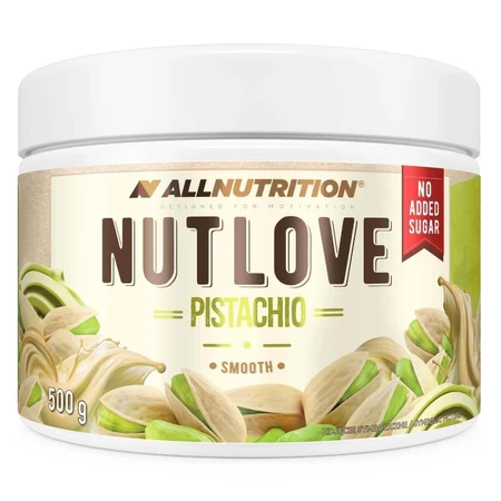 Allnutrition Nutlove Pistachio, фисташковый крем, гладкий, без добавления сахара, 500 г: цены и характеристики