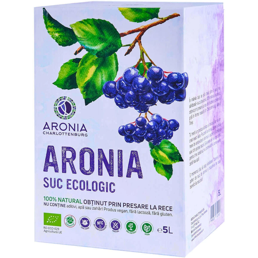 Сік аронії 5 л ECO (RO-ECO-029): ціни та характеристики