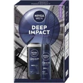 Гель для душа + дезодорант-спрей Deep Impact, 250 + 150 мл, Nivea Men