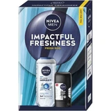 Гель для душа + дезодорант стик Импактная свежесть, 250 + 150 мл, Nivea Men