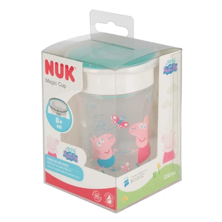 NUK Magic Cup, чашка для питья 360°, с 8 месяцев, Свинка Пеппа, 260 мл: цены и характеристики