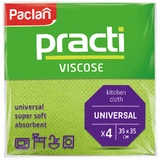 Paclan Practi, серветки з віскози, 4 штуки