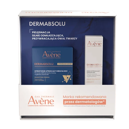 Нічний набір Avene Dermabsol, нічний крем з інтенсивним ліфтингом, 40 мл + крем для контуру очей, 15 мл: ціни та характеристики