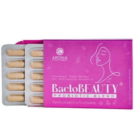 BactoBEAUTY® - преміальна формула для краси зсередини, 30 капсул аронії: ціни та характеристики