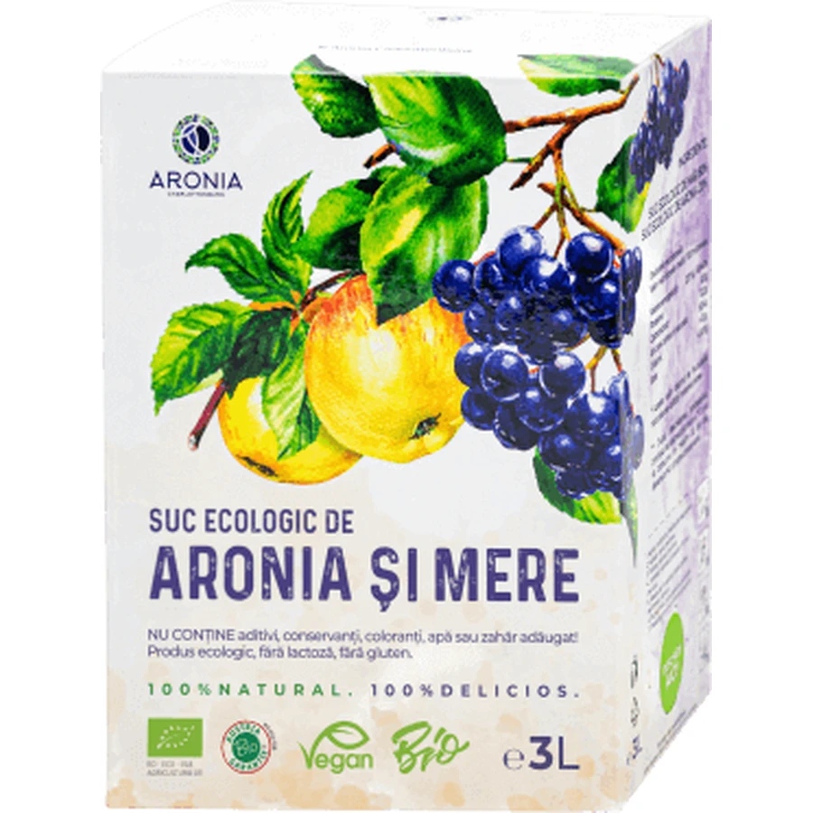Аронія Шарлоттенбург Яблучний сік, 3 л: ціни та характеристики
