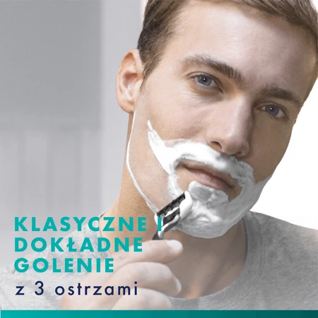 Набор Gillette Mach 3, бритва, 1 штука + лезвия, 4 штуки + гель для бритья, 200 мл + косметичка: цены и характеристики