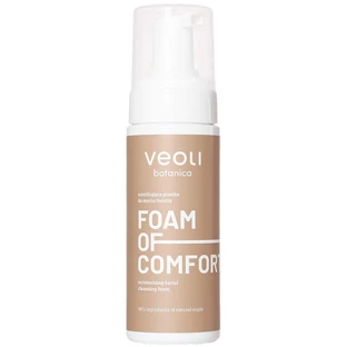 Veoli Botanica Foam Of Comfort, увлажняющая пенка для умывания лица, 150 мл