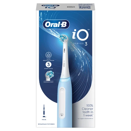 Oral-B iO 3, магнітна зубна щітка, синя: ціни та характеристики